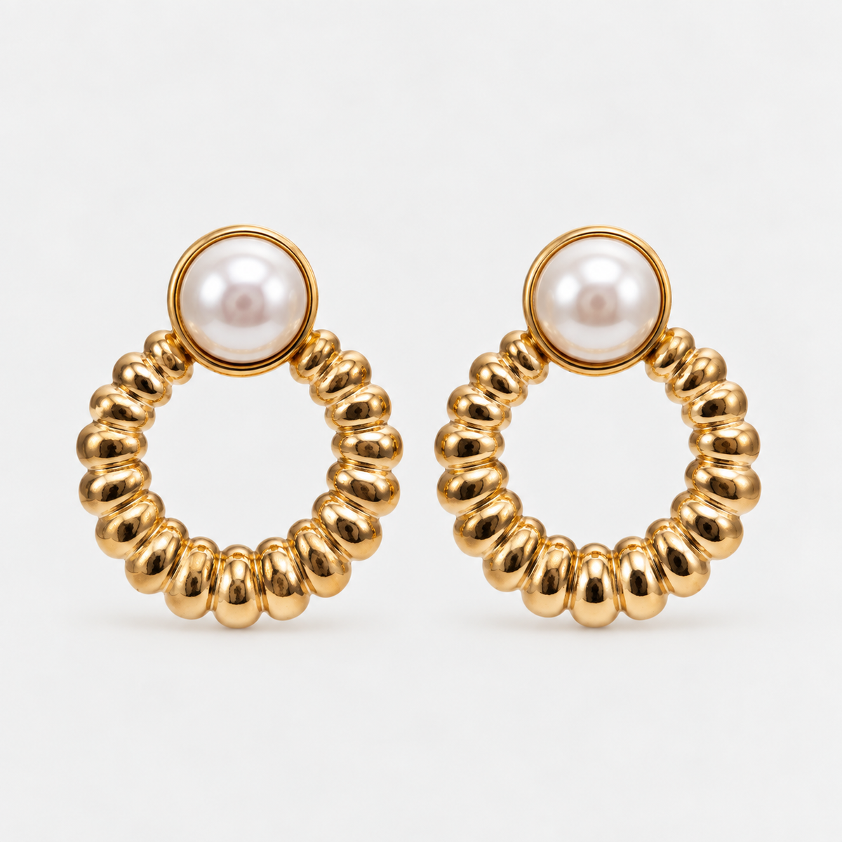 Aros Allegra Perla Oro