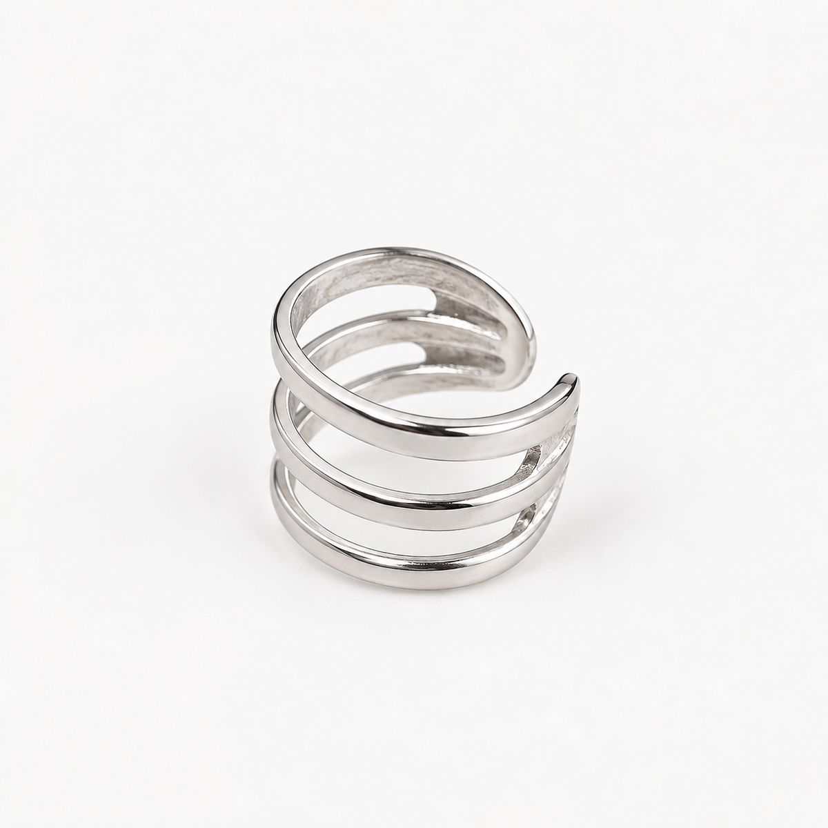 Aro Ear Cuff Trío Plata