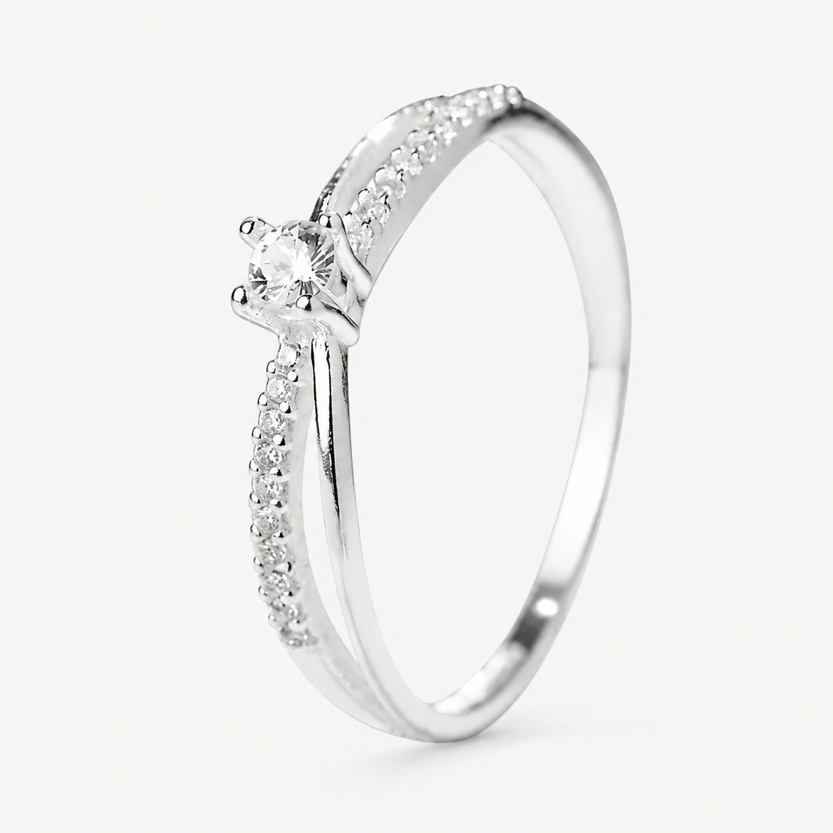 Anillo Solitario Eclipse Plata 925