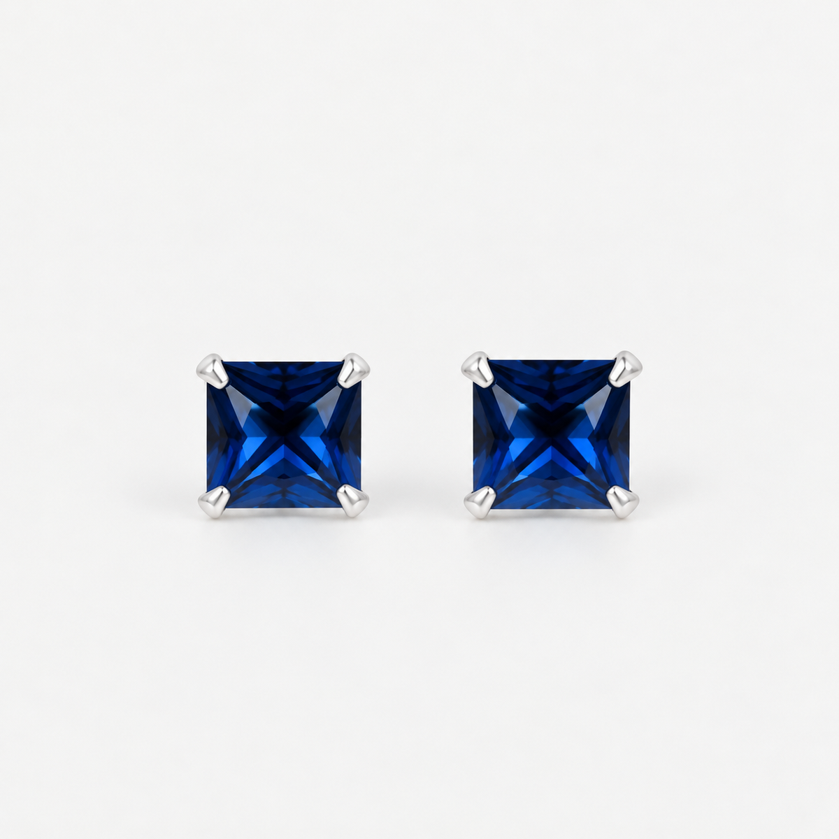 Aros punto de luz cuadrado azul 6 mm
