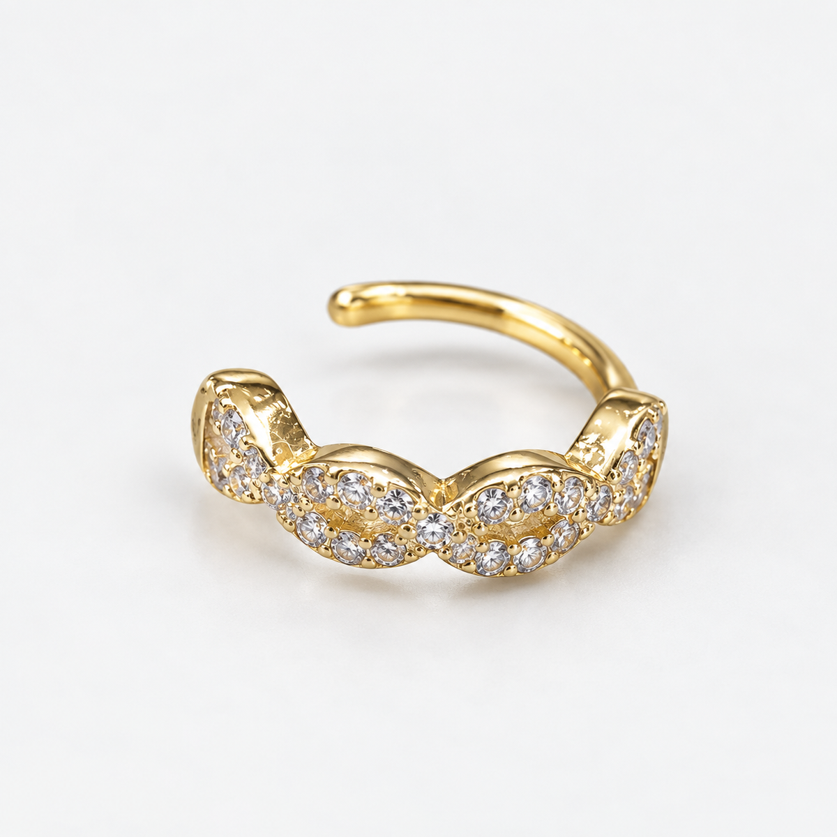 Aro Ear Cuff Infinito Circones Oro