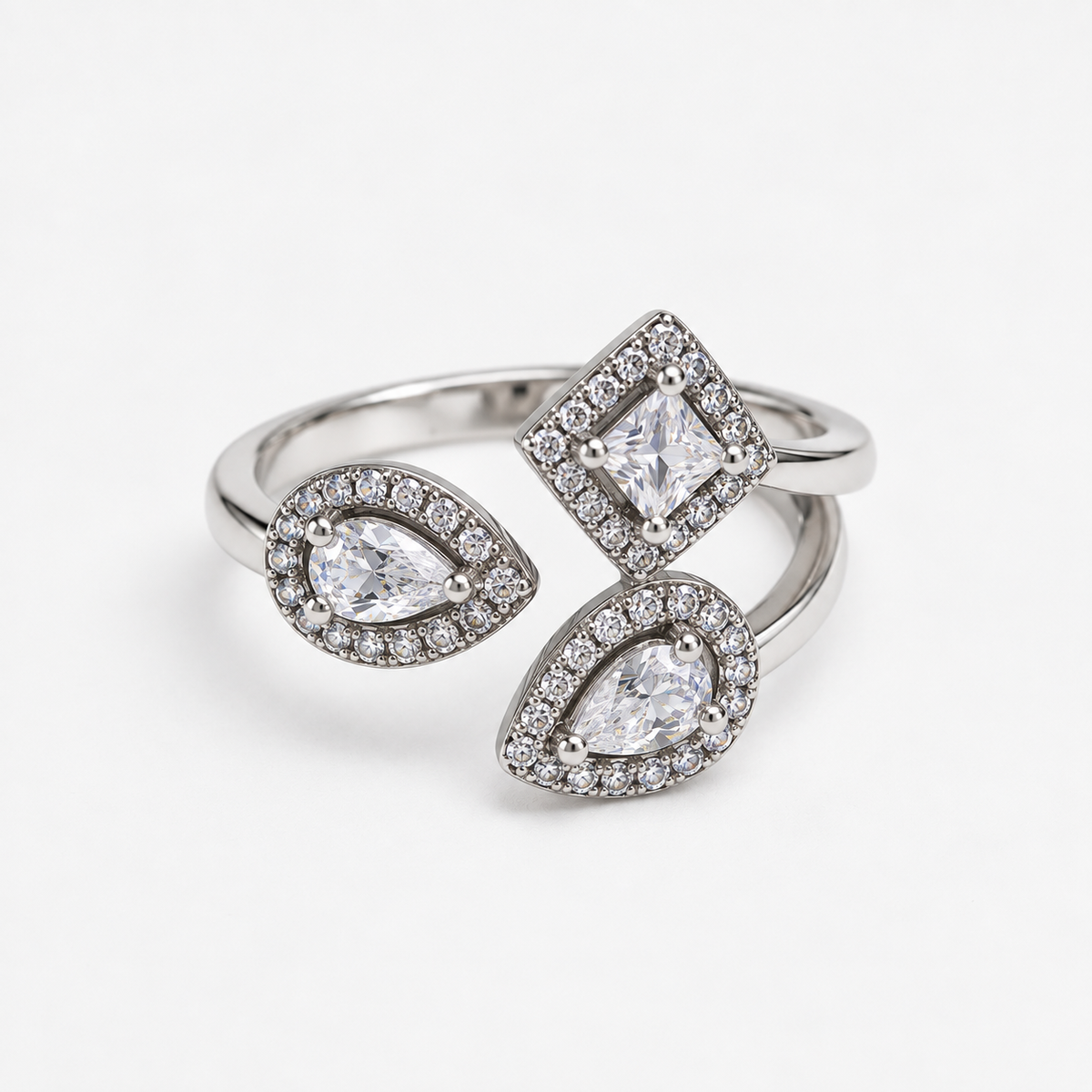 Anillo Trilogía Plata