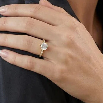 Anillo Night Ajustable Baño Oro 18k