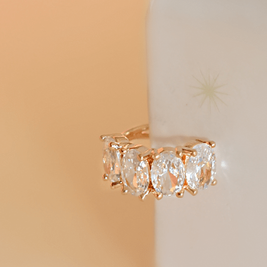 Aros Brillo Ear Cuff Oro