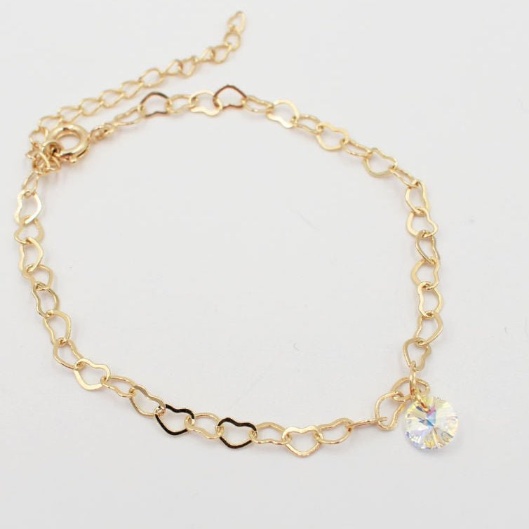Pulsera Sofia Oro - Joyas Gloss Crystal