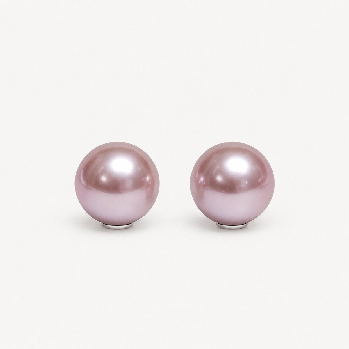 Aros Perlas de Mallorca Rosa Plata