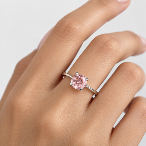 Anillo Bella Rosa Plata