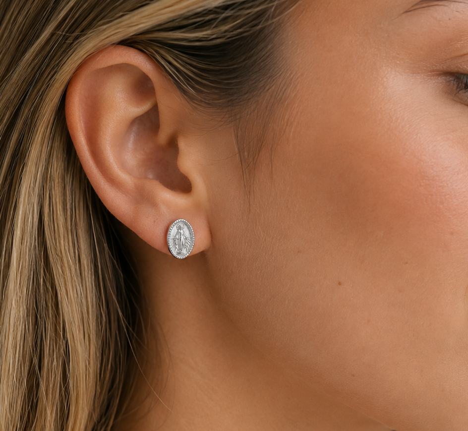 Aros Virgen Plata