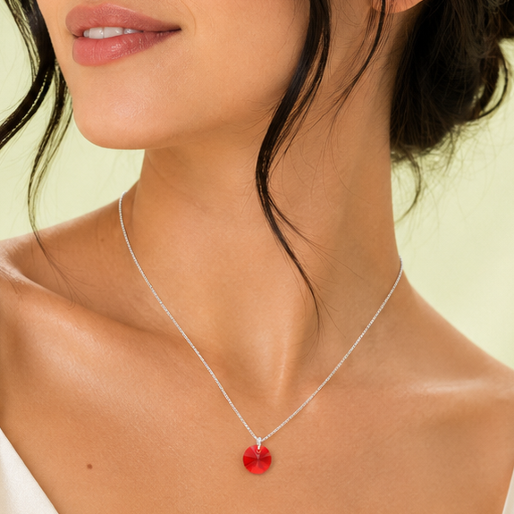 Collar Punto de Luz Rojo
