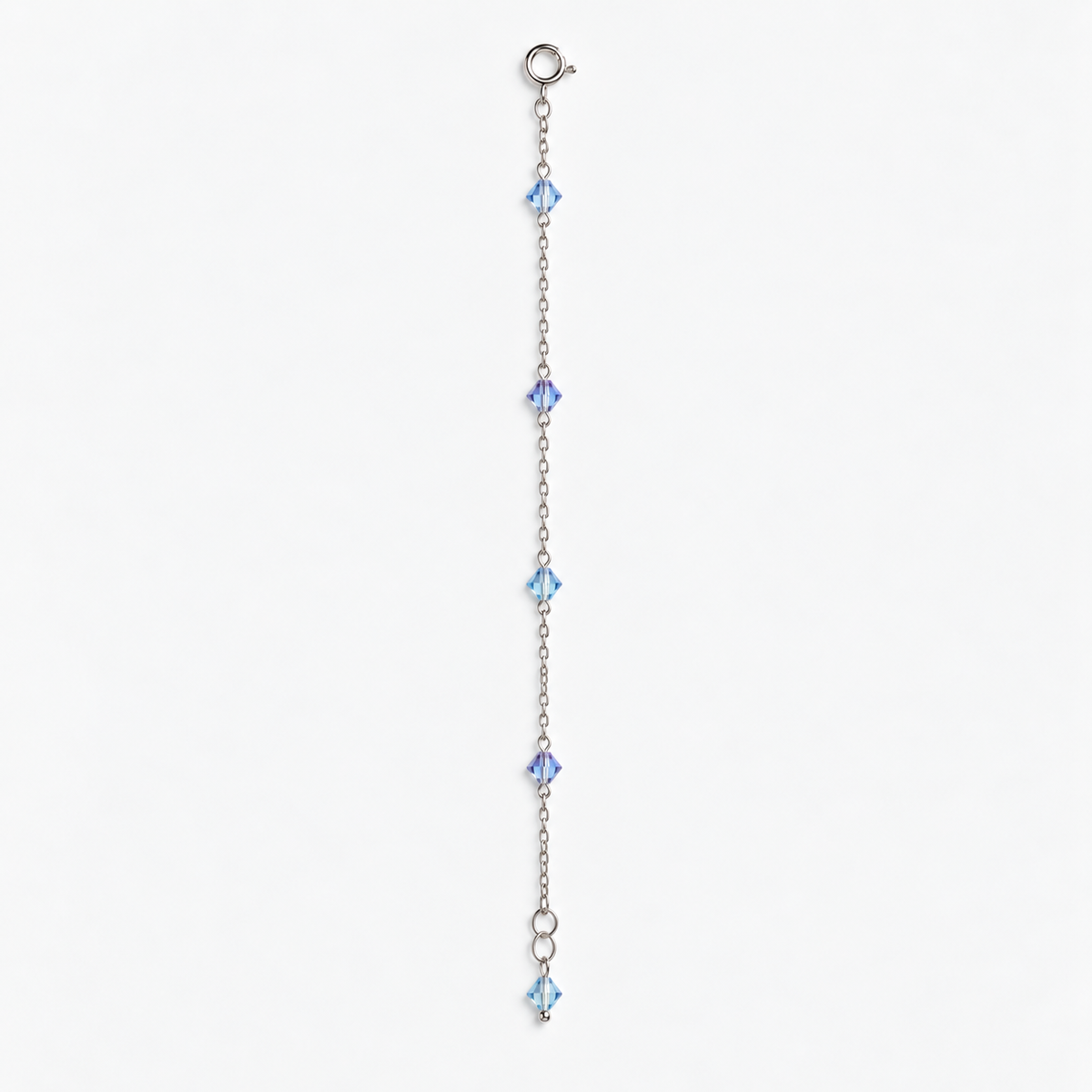Pulsera Aurora Cristales Celestes Plata