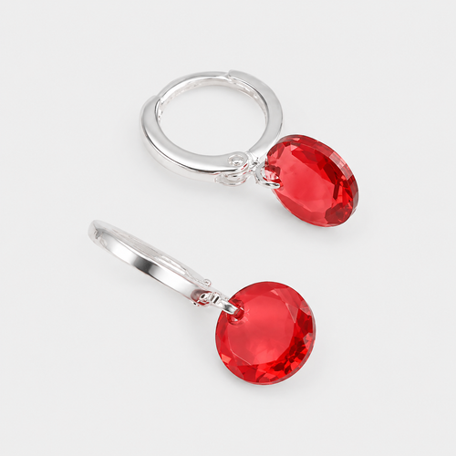 Aros Aura Rojo Plata