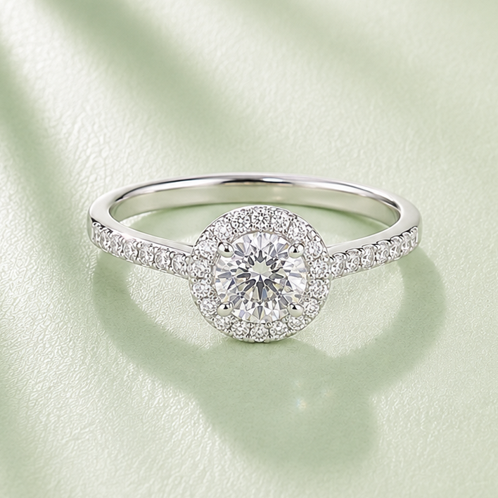 Anillo Solitario Florencia Moissanita
