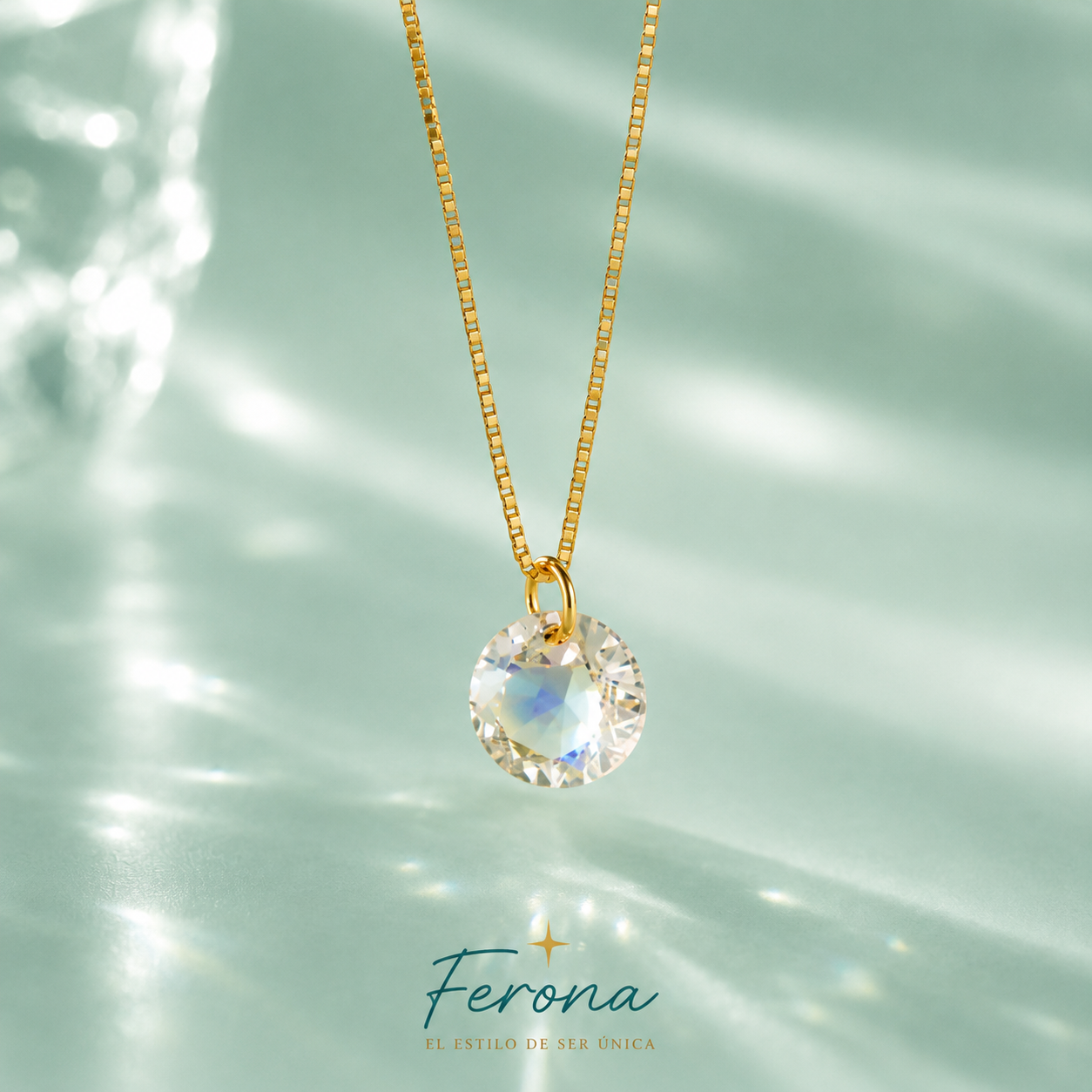 Collar Punto Luz Oro Shimmer