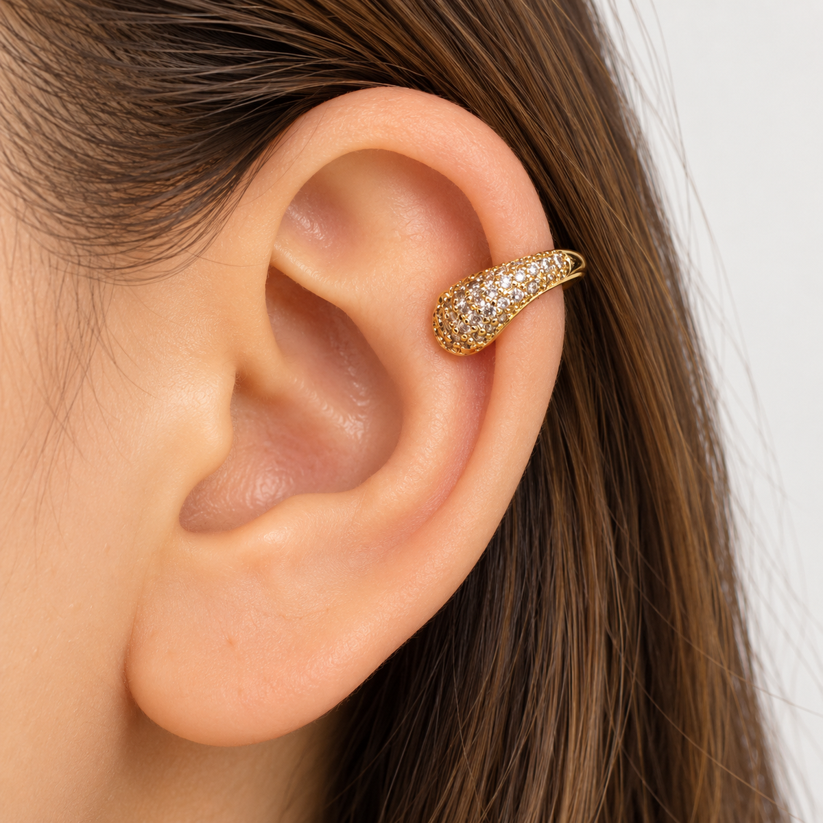 Aro Ear Cuff Gota Oro