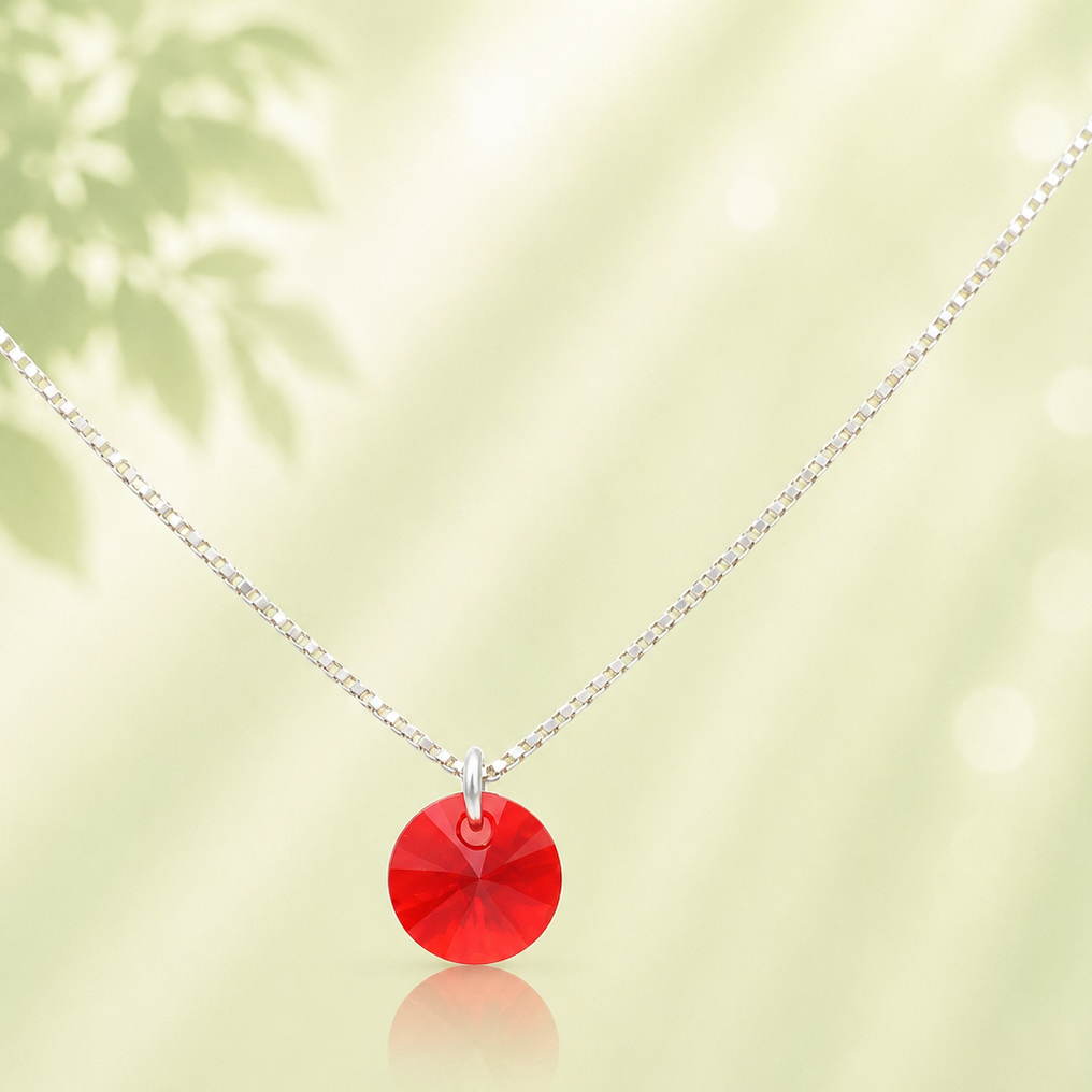 Collar Punto de Luz Rojo