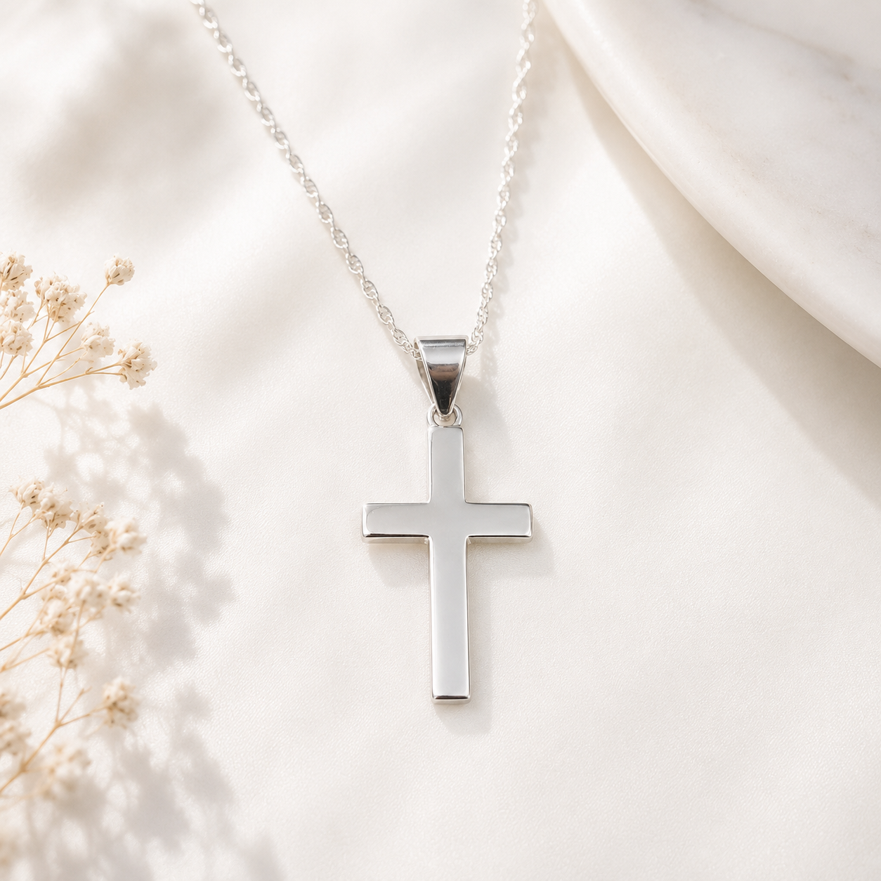 Collar cruz Pure