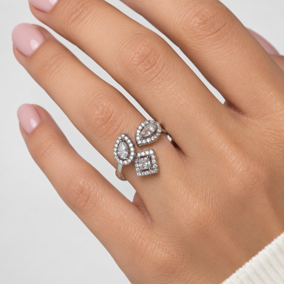 Anillo Trilogía Plata