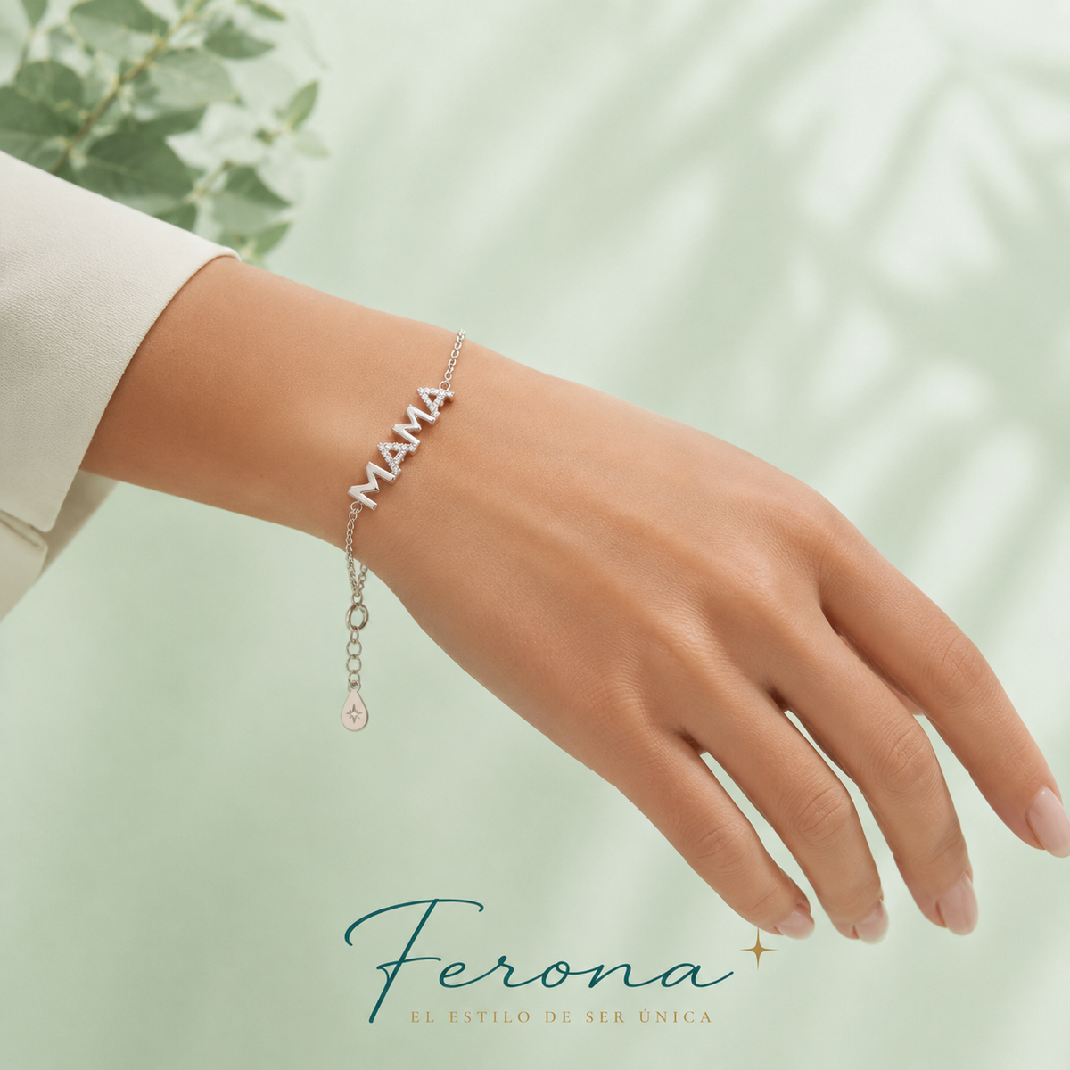 Pulsera Plata 925 Mamá Circones