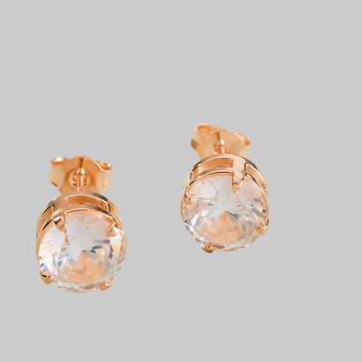 Aros Alejandría Medium Crystal Oro