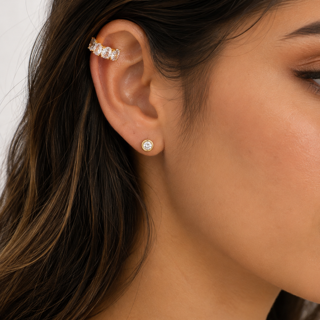 Aros Ear Cuff circones  Oro