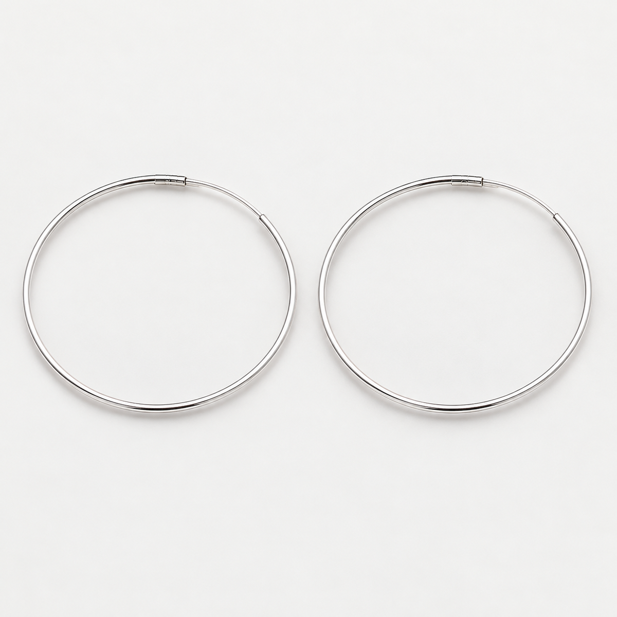 Aros argolla 55 mm plata