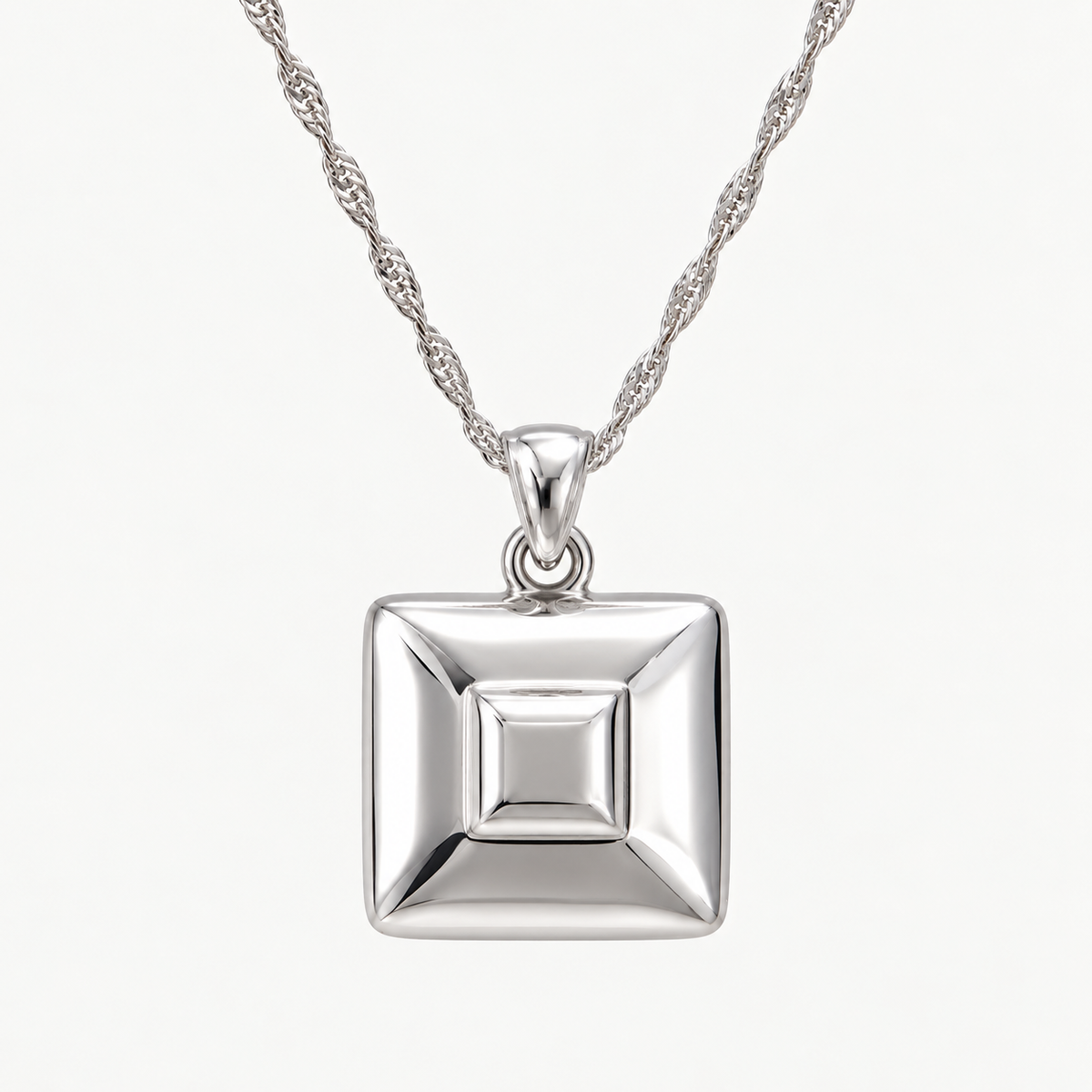 Collar Relicario Tesoro Plata