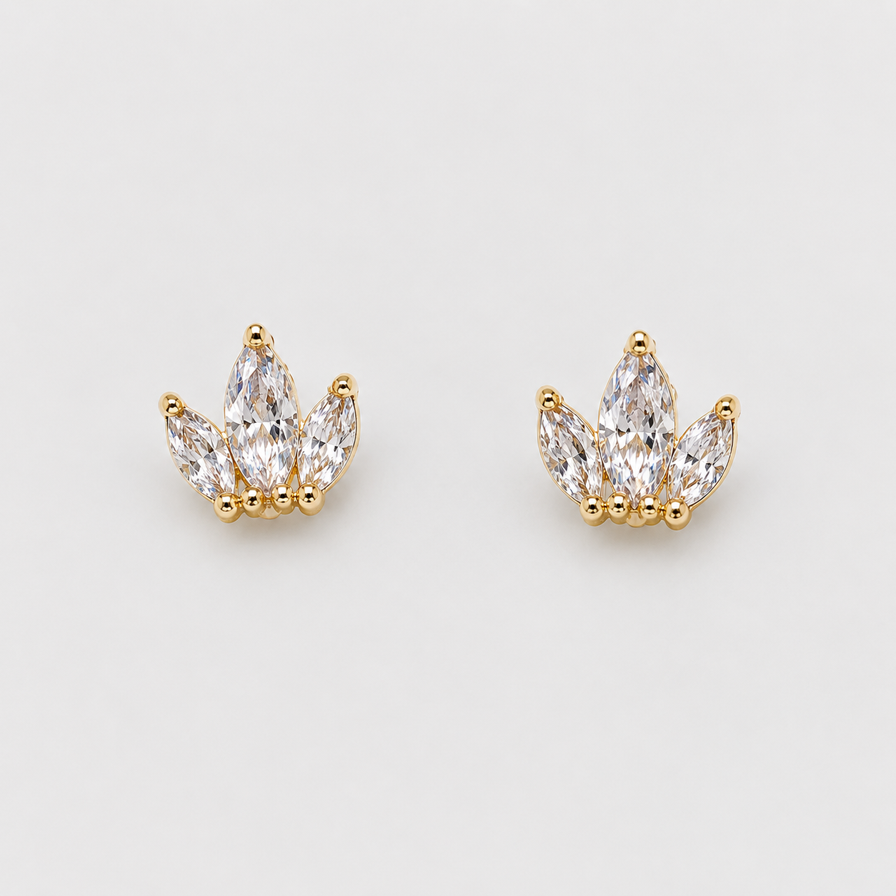 Aros Encanto Enchape Oro 18k