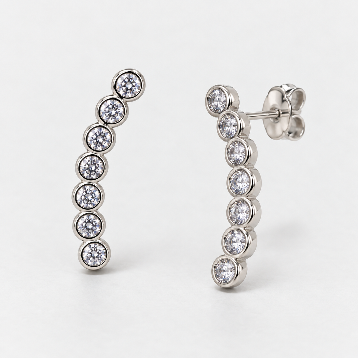 Aros Trepadores Circones Plata