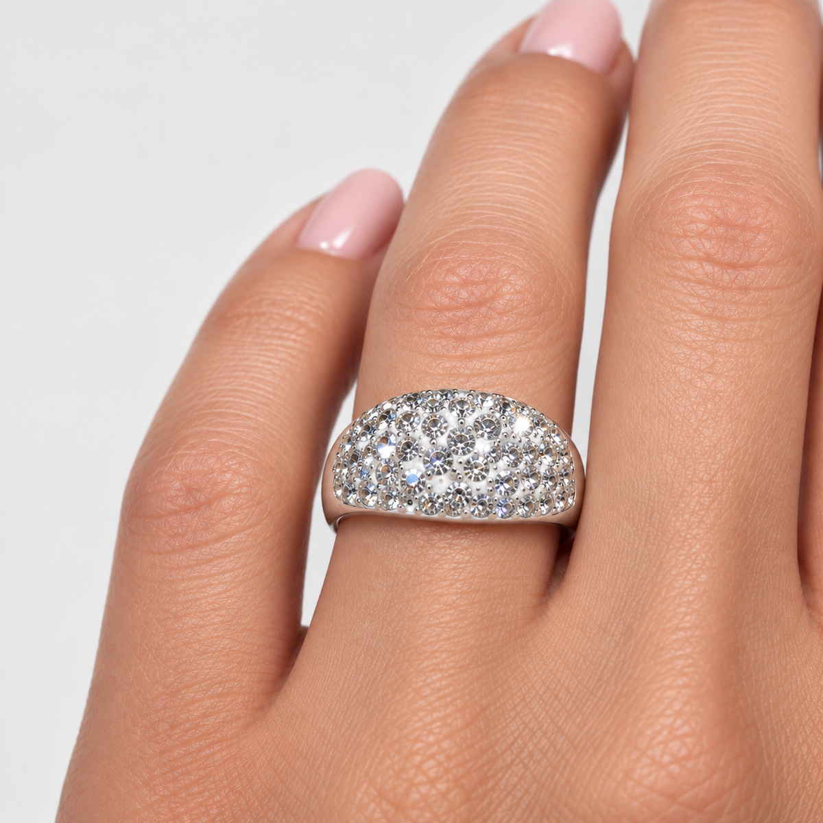 Anillo Glam Plata