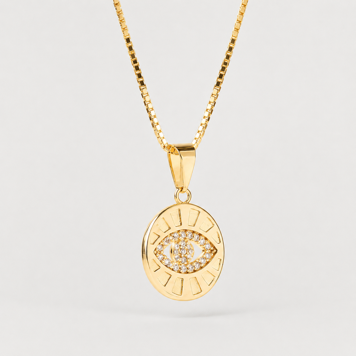 Collar Astra enchape de Oro 18k