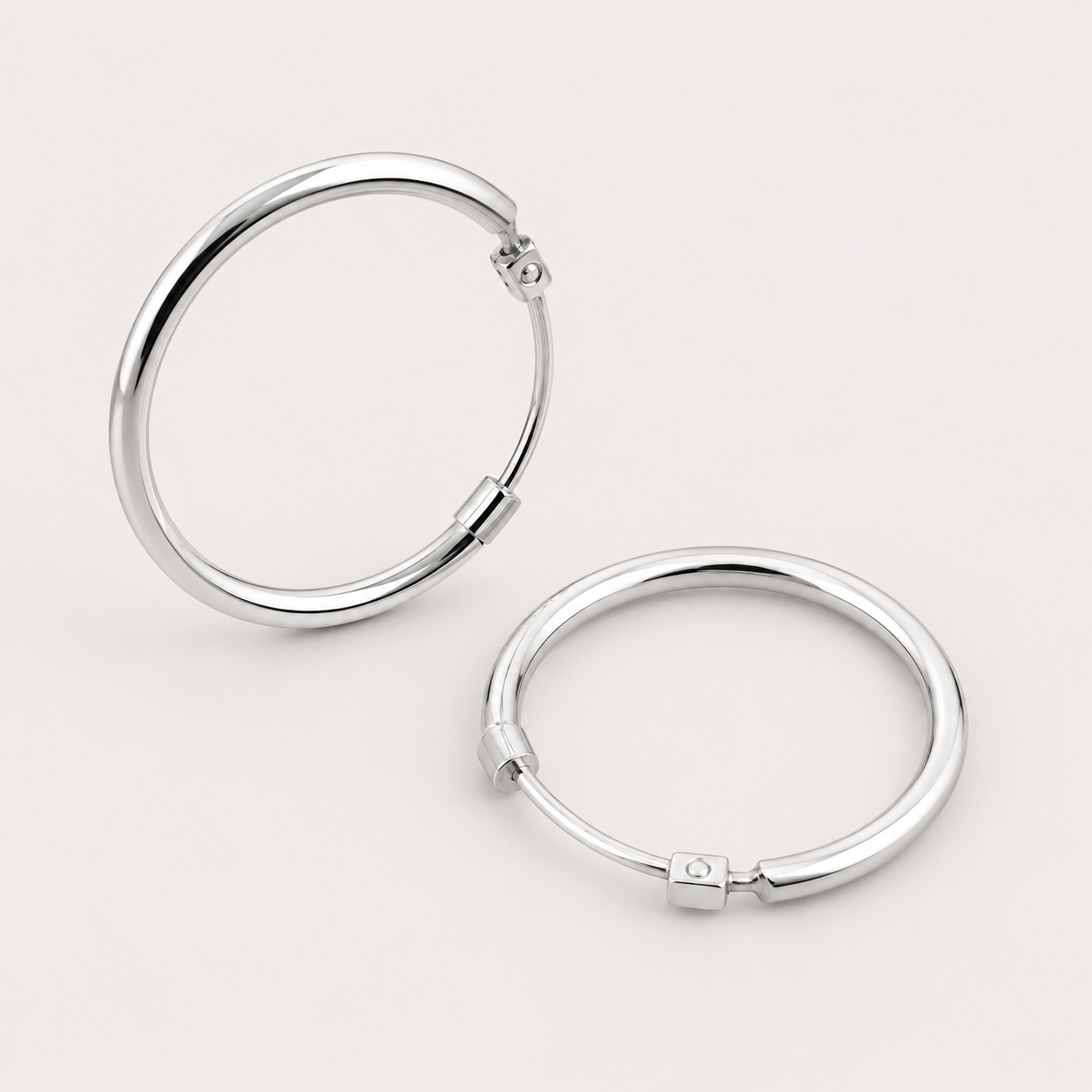 Aros Argolla Plata 14 mm