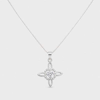 Nudo de Brujas Circón Plata