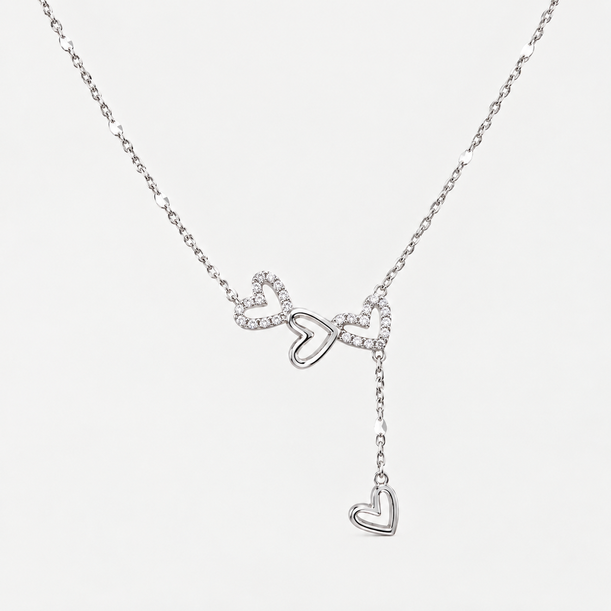 Collar Lazos de Amor Plata