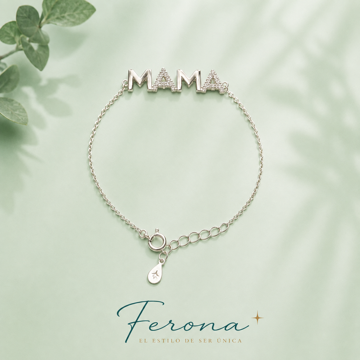 Pulsera Plata 925 Mamá Circones