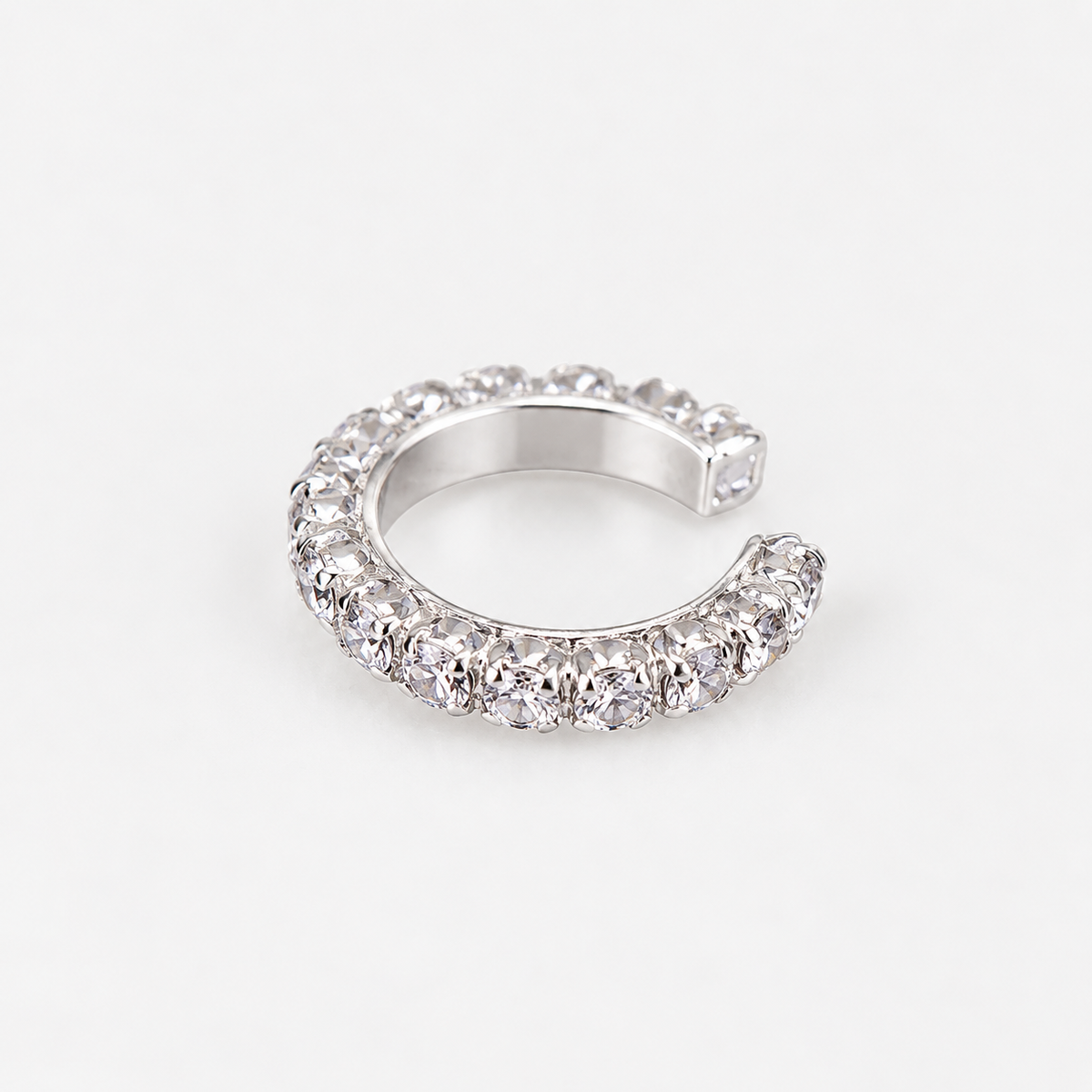 Aro Ear Cuff Cintillo Circones Plata