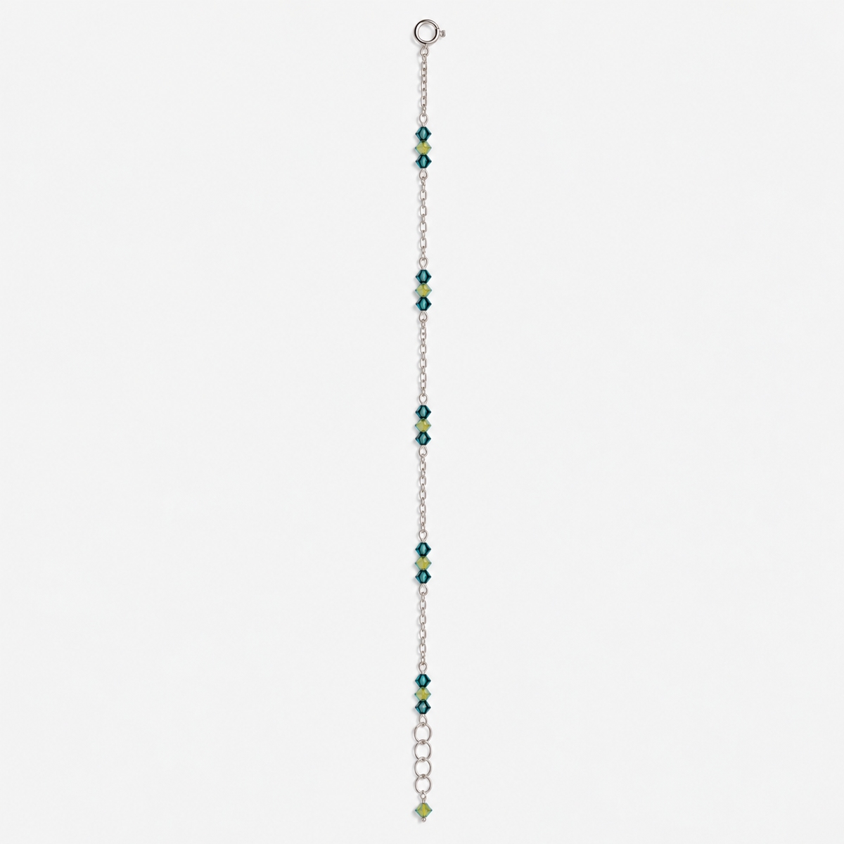 Pulsera Aurora Trío Verde Plata