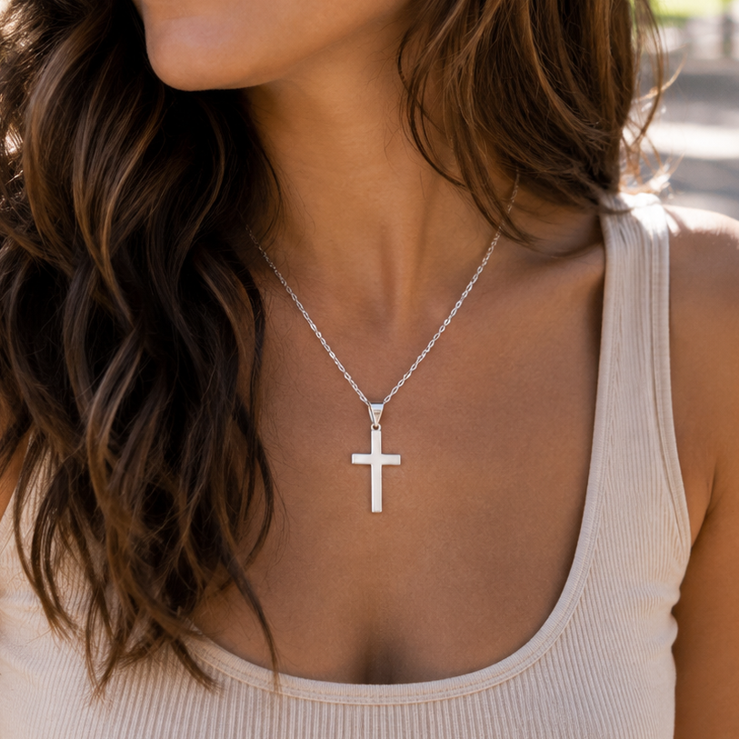 Collar cruz Pure