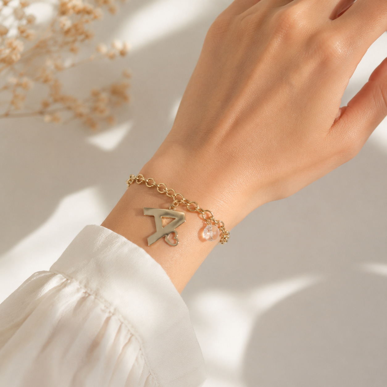 Pulsera Iniciales - Letra Grande
