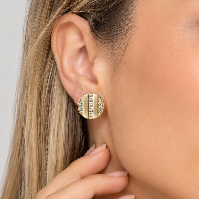 Aros Betelgeuse Enchape Oro 18k