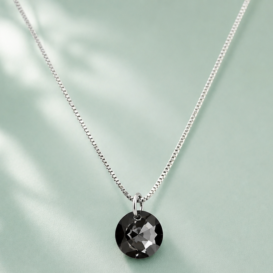 Collar Punto Luz Plata
