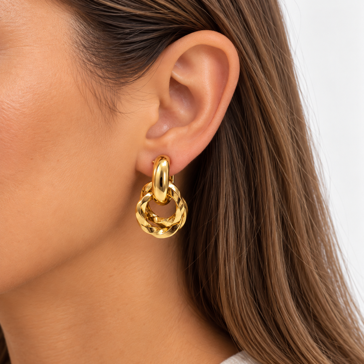Aros Lía Oro